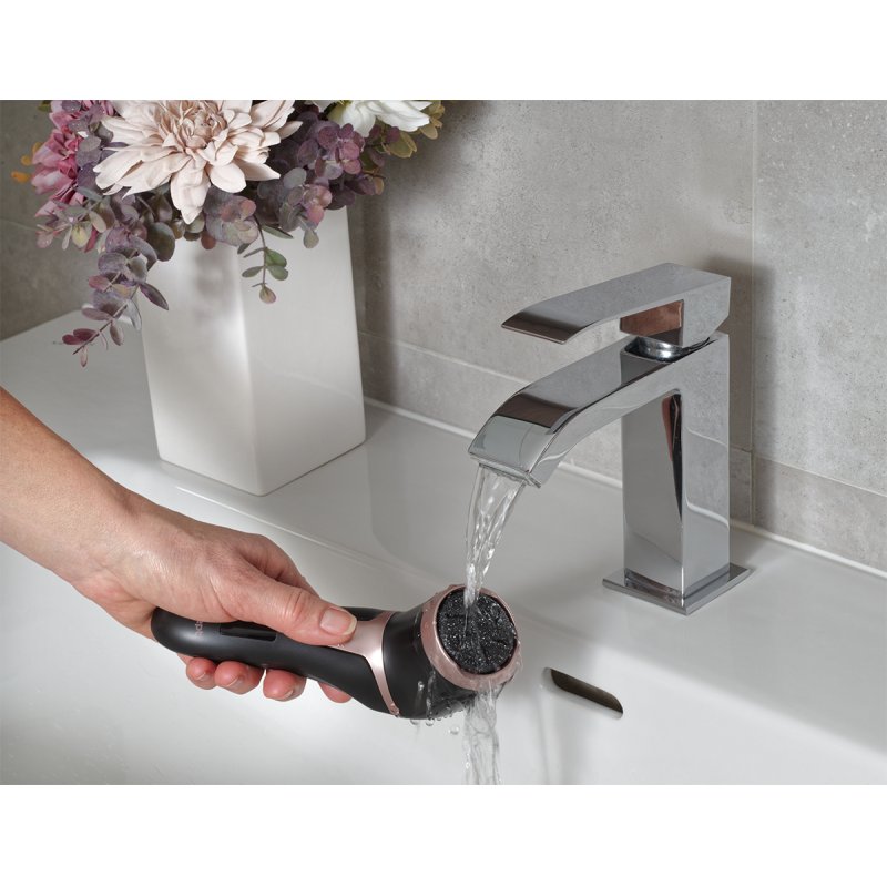 Concept PN3020 foot care appliance Foot pumice Black, Rose gold