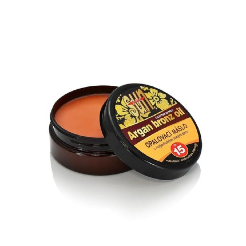 Vivaco Sun Argan Bronz Oil Glitter Effect SPF15