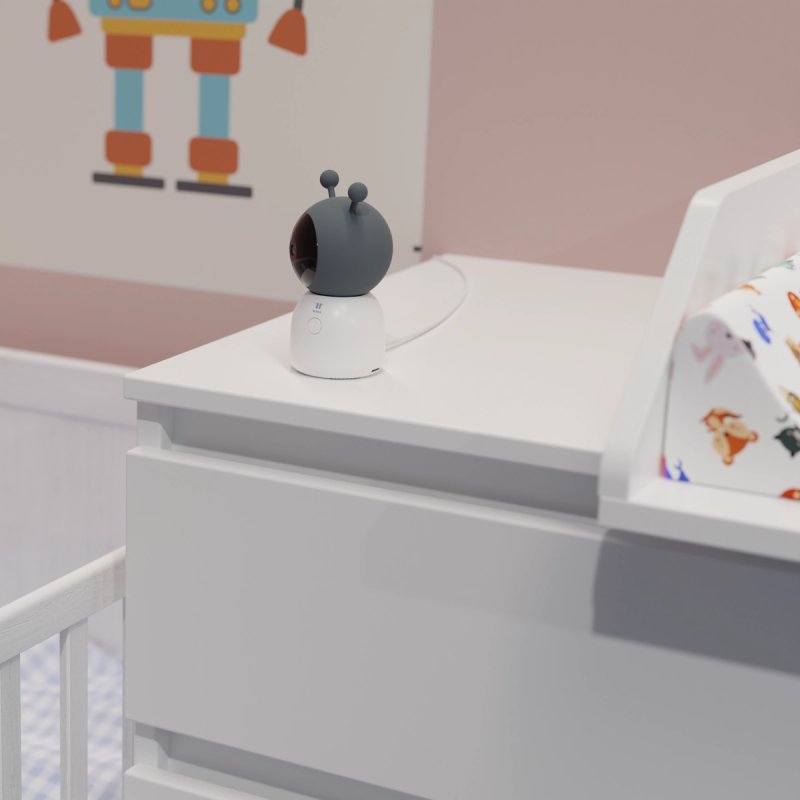 Tesla TSL-CAM-B200 video baby monitor Wi-Fi Grey, White
