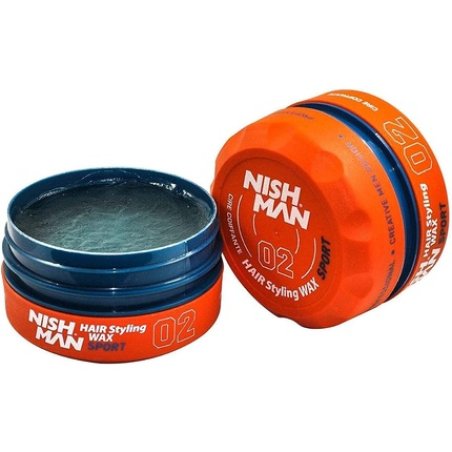 Nishman Hair Styling Gel Wax Orange