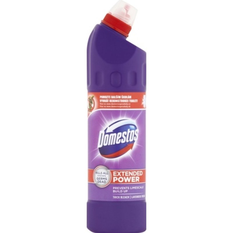 Domestos Toilet Cleaning Liquid Extended Power Lavender 750 Ml