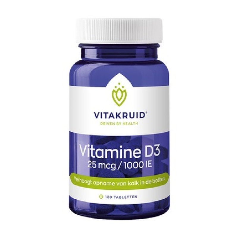 Vitamin D3 25 Mcg / 1000 IU 120 Tablets