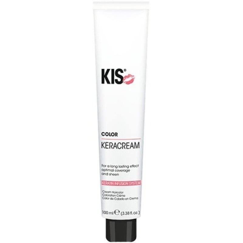 KIS KeraCream Color Permanent Hair Color Cream 100ml 5MN High Coverage Intensive Hair Color Keratin Infusion - Animal