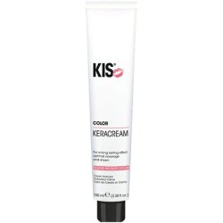 KIS KeraCream Color Permanent Hair Color Cream 100ml 7RK High Coverage Intensive Hair Color Keratin Infusion - Animal