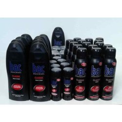 9 Piece Bac Classic Shower Gel for Skin & Hair Bac Classic Men De