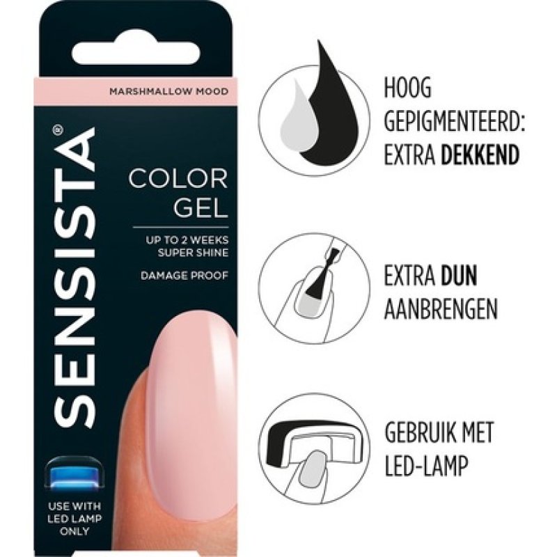Sensista Color Gel Marshmallow Mood - Pink/Nude