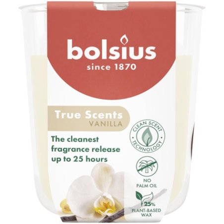 Bolsius Fragrance Glass 80/73 True Scents Vanilla
