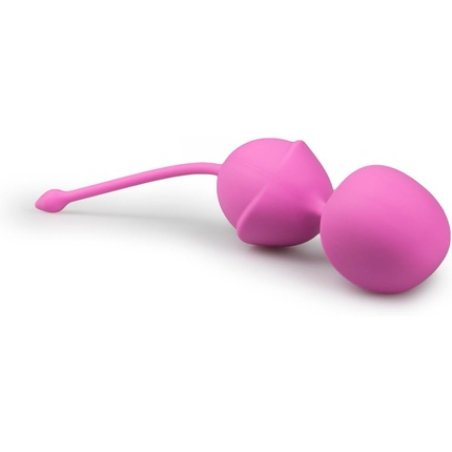EasyToys Geisha Collection Pink Double Vaginal Balls - Perfect for Women's Pelvic Floor Training and Vaginal Muscle