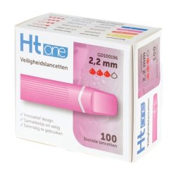 Ht One Safety Lancet 2.2mm - Ideal For Diabetes Care
