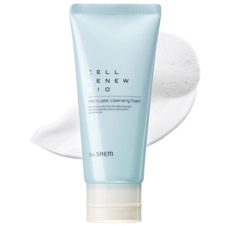 THESAEM Cell Renew Bio Micro Peel Cleansing Foam PHA Enzyme Deep Exfoliating Soothing Moisturizing Care Rich Soft Face