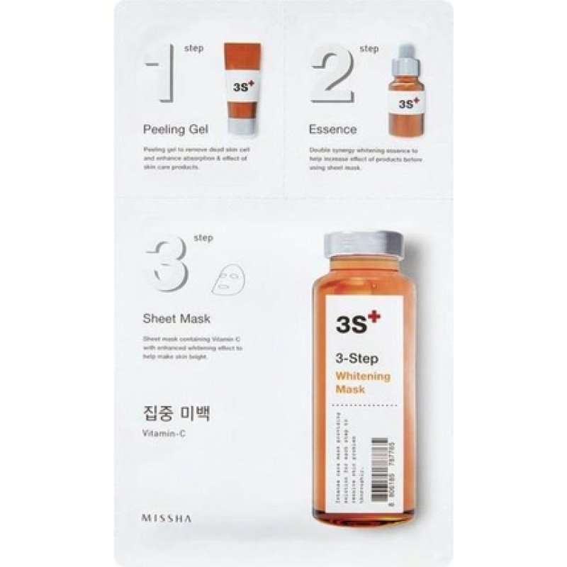 Missha - 3 Set Whitening Mask