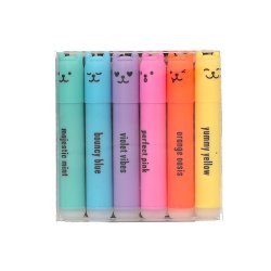 Trend - PENfection Mini Highlighter - Pastel yellow, orange, pink, purple, green, blue - Mini