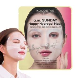 Kocostar Happy Hydrogel Mask 40 Min Firming Korean Face Mask Sheet