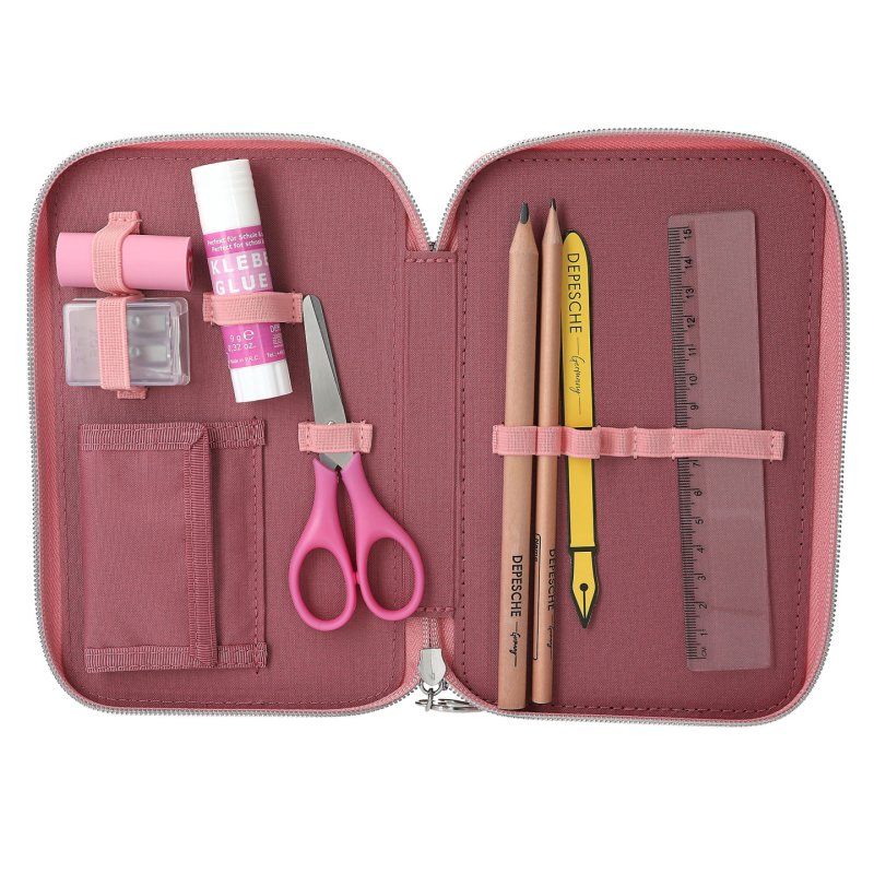 Miss Melody LED Bac à stylos Nylon, Papier, Polyester, Silicone, Zinc Multicolore