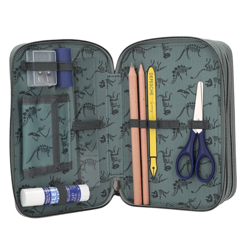 Dino World Action Triple Pencil Case BITE