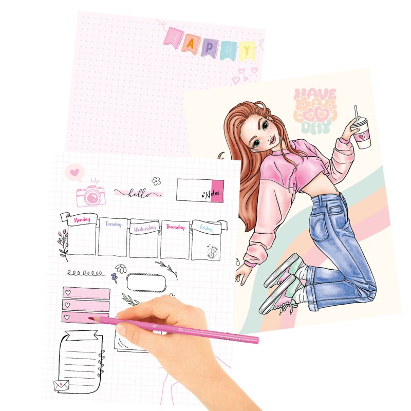 Topmodel - Mood Colouring Book With Light (413352)