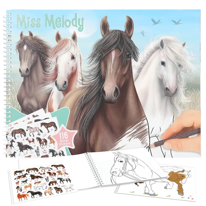 Miss Melody - Horse Colouring Book (412978)
