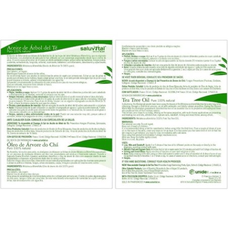 Saluvital Tea Tree Shampoo and Gel with Antifungal and Moisturizing Properties