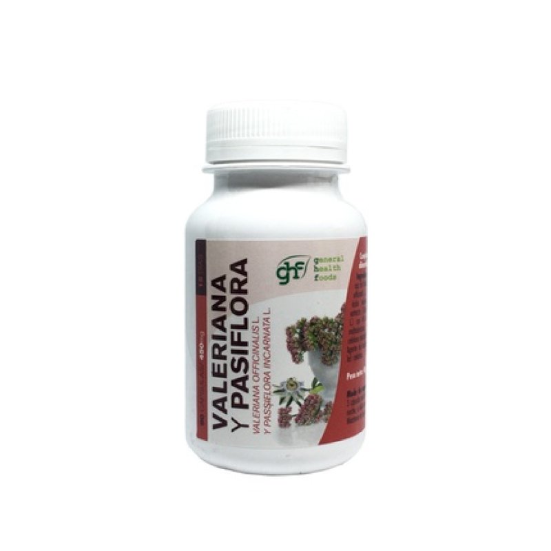 Ghf Valerian And Passionflower 450mg 90 Capsules