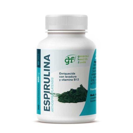 Ghf Spirulina 400 Mg 200 Tablets