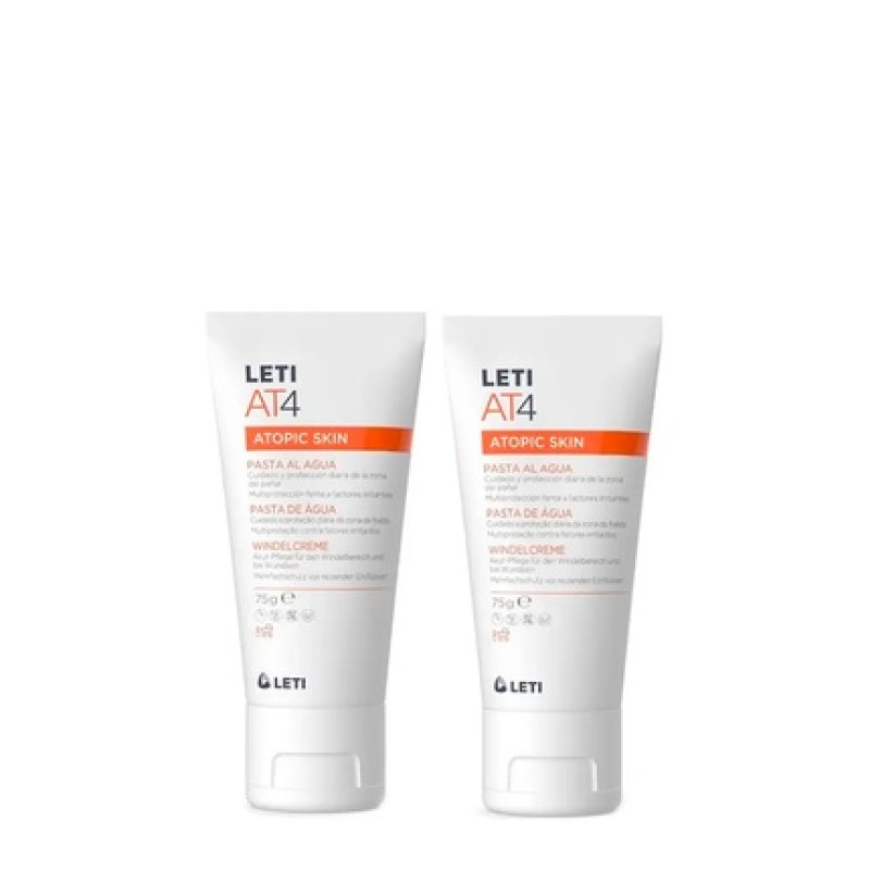 Leti At4 Water Paste For Diaper Change 2x75g