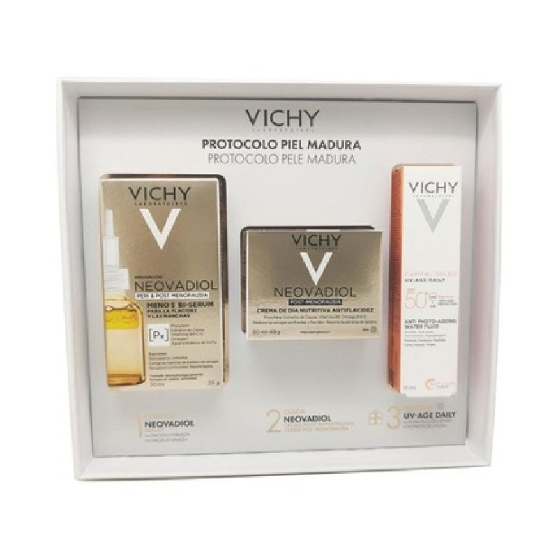 Vichy Neovadiol Meno 5 Bi-Serum 30ml Post Meno 50ml UV Age SPF50