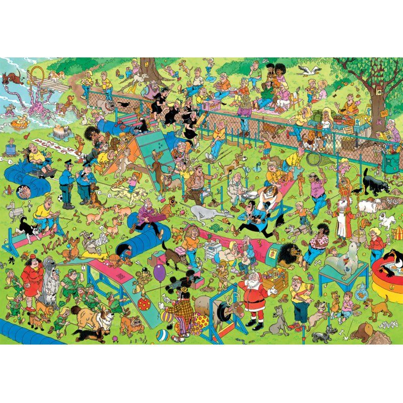 Jan van Haasteren - Parcours pour chiens (1000 pièces)