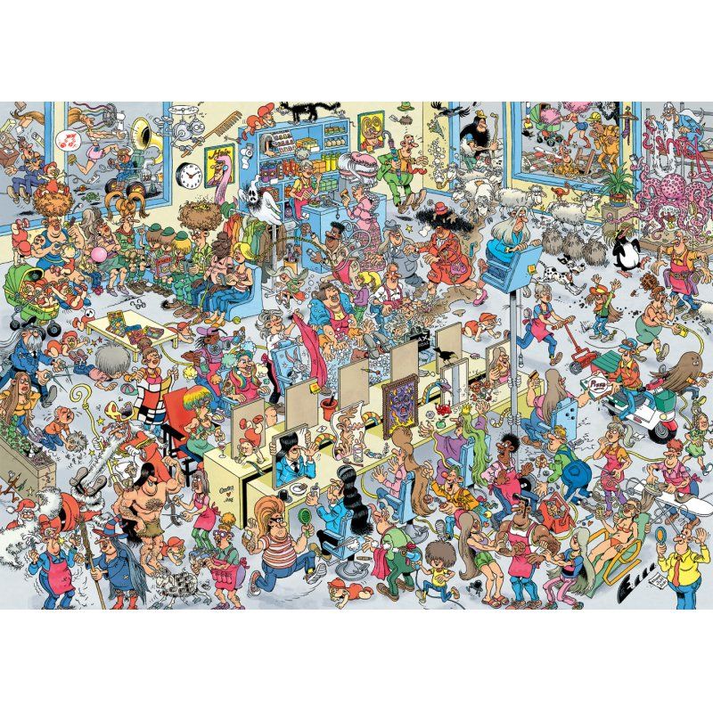 Jan van Haasteren - At the Hairdressers (1000 pieces)
