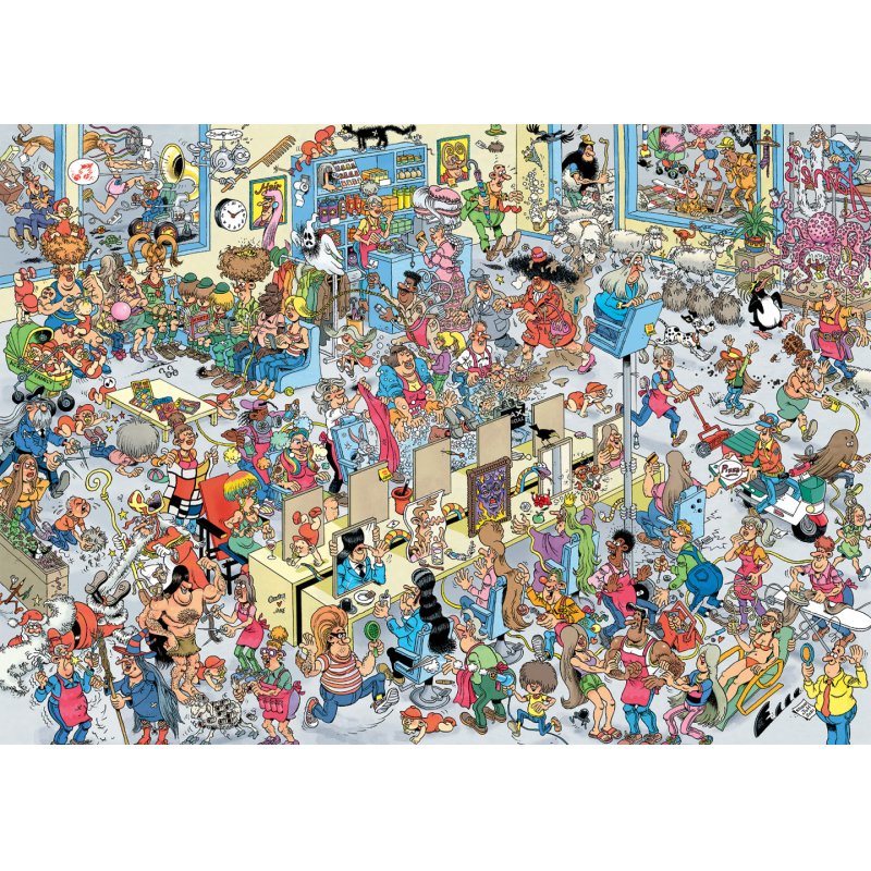 Jan van Haasteren - Chez les Coiffeurs (1000 pièces)