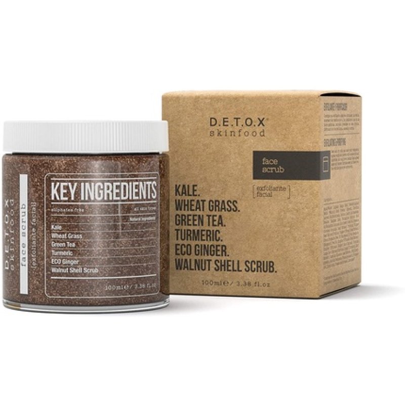 Detox Skinfood Face Scrub Exfoliating Face Wash 100ml