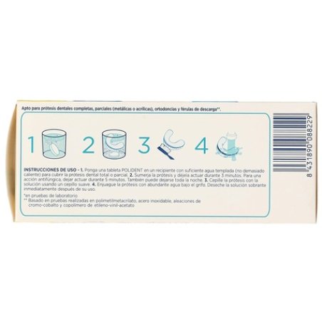 POLIDENT Denture Cleaning Tablets Box 72 Pieces