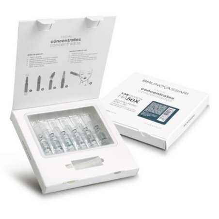 Bruno Vassari Ha50x Hyaluronic Acid Hydra-Nourishing Ampoules Treatment Serum For Face - 6 Pieces, 2 Milliliters Each