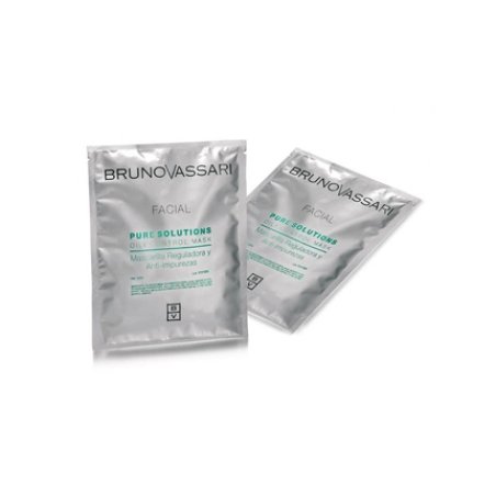 Bruno Vassari Pure Solutions Tea Tree Oil Eliminates Impurities Peel-Off Mask For Face - 6 Pieces, 30 Grams Each