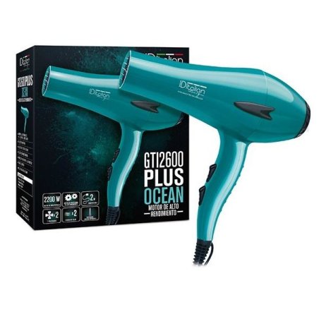 Italian Design Professional Hair Dryer for Women with 2 Speeds 3 Heat Levels Lightweight Hair Dryer with Powerful 2200W