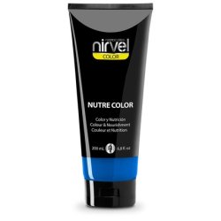 Nirvel NUTRE COLOR FLUOR Small Blue 200ml Professional Mask - Temporary Coloring - Nutrition and Brightness