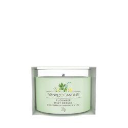 Yankee Candle Cucumber Mint Cooler wax candle Round Cucumber, Eucalyptus, Grapefruit, Jasmine, Lemon, Orange, White
