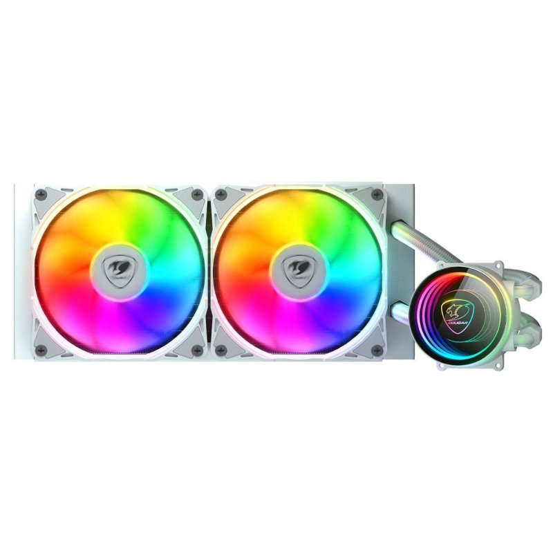 Kit Watercooling AIO Cougar Poseidon Elite RGB - 240mm (Blanc)