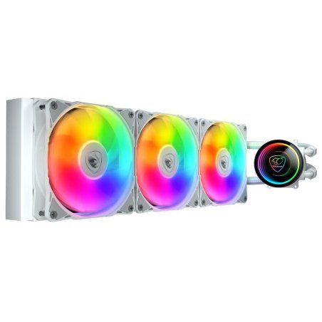 Kit Watercooling AIO Cougar Poseidon Elite RGB - 360mm (Blanc)