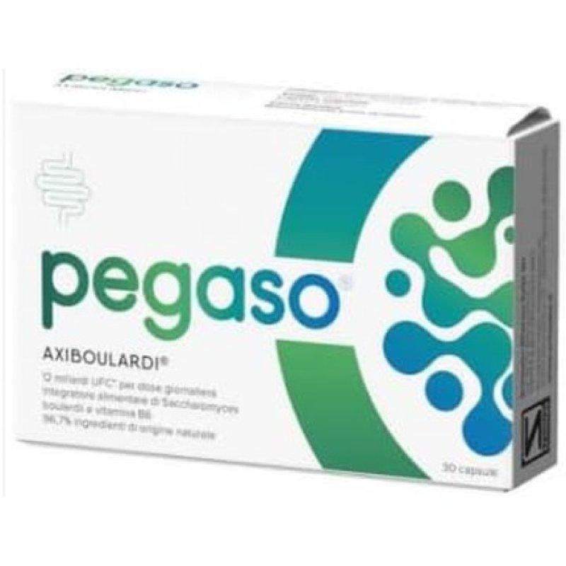 Pegato Axiboulardi Saccharomyces Boulardii and Vitamin B6 Dietary Supplement 30 Capsules