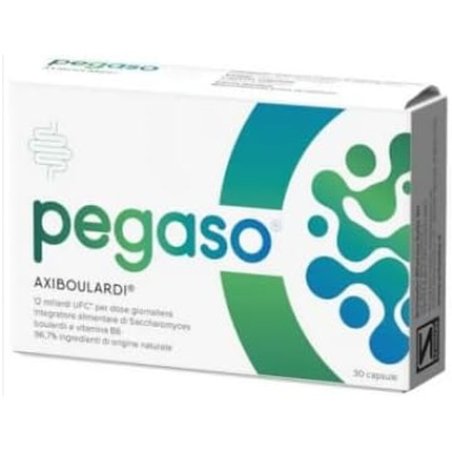 Pegato Axiboulardi Saccharomyces Boulardii and Vitamin B6 Dietary Supplement 30 Capsules