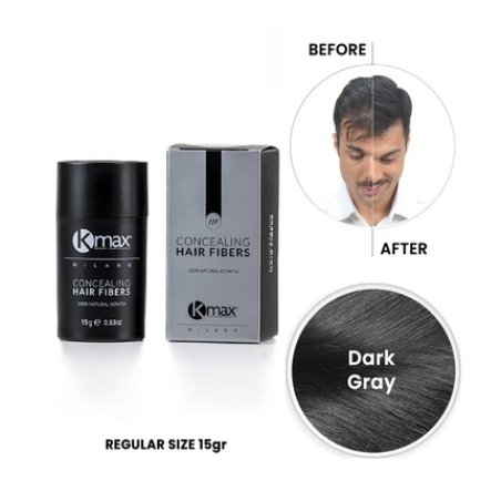 Kmax Concealing Hair Fibers Keratin Hair Powder for Hair Thickening Effect Hair Fibers for Covering Hair Loss Regular