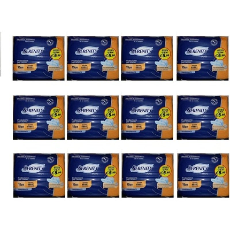 Serenity Man Extra Face Mask Protection 180 Units