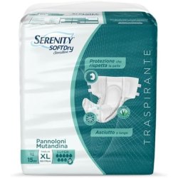 Serenity Sensitive Super XL Size Diaper Pants 15 Pieces