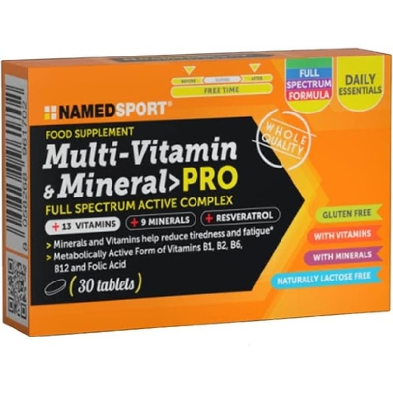 Namedsport Multi-Vitamin & Mineral Pro 30 Tablets