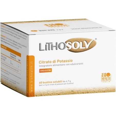 Biohealth Italia Lithosolv Potassium Citrate Dietary Supplement 60 Bags