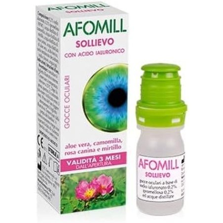 Afomill Sollievo Eye Drops with Hyaluronic Acid 10ml