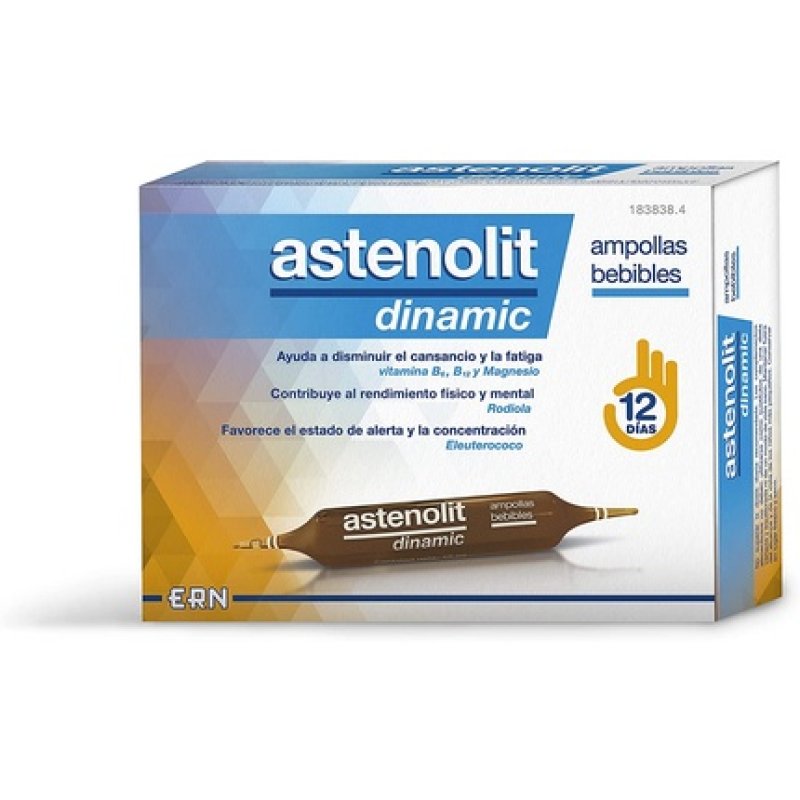 Astenolit Dinamic Vitamins Ampoules 250g Black