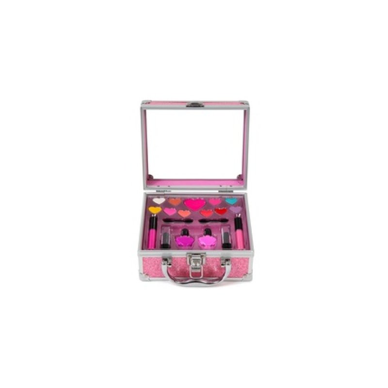 MYA Cosmetics MYA Girls Makeup Case for Girls The Window with Eyeshadow, Blush, Lip Gloss, Nail Polish and Brush