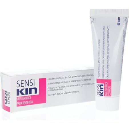 Sensi Kin Toothpaste 75ml Relief for Sensitive Teeth Potassium Nitrate Fluoride
