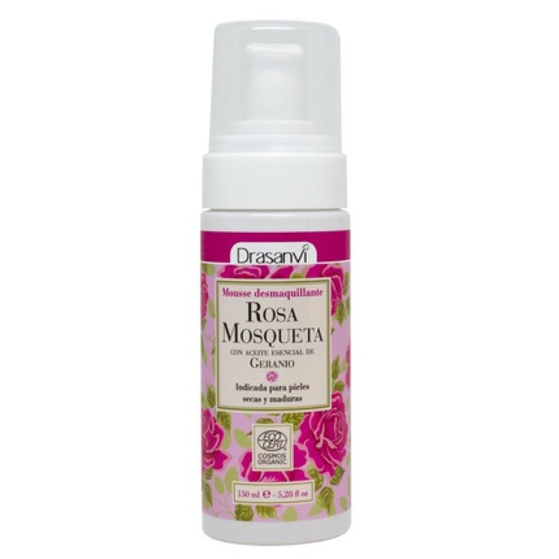 Drasanvi Mousse Desmaquillante Rosa Mosqueta Ecocert Bio 15